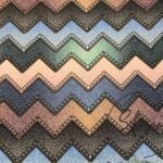 Denim Look Zigzag Fabric (Sofa and Curtain)