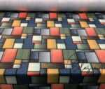 Denim Pattern Patchwork Fabric - Image 4