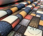 Denim Pattern Patchwork Fabric - Image 7
