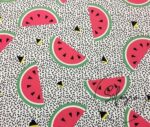 Dotted Watermelons Patterned Fabric - Image 3