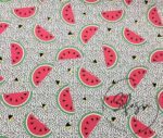 Dotted Watermelons Patterned Fabric