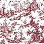 Dusty Rose Japanese Tile Fabric