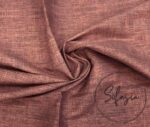 Dusty Rose Linen Look Fabric - Image 3