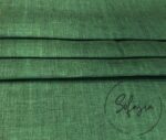 Emerald Linen Look Fabric - Image 5