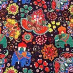Ethnic Elephant Patterned Fabric Types