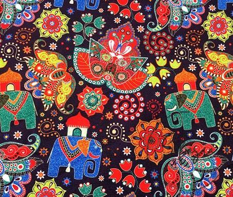 ethnic-elephant-patterned-fabric-types.jpg Ethnic Elephant Patterned Fabric Types - Image 1
