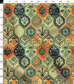 Ethnic Floral Pattern Sofa Fabric - Image 3