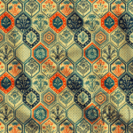 Ethnic Floral Pattern Sofa Fabric