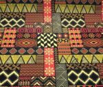 Ethnic Patchwork Patterned Bag Cover Sofa Fabric