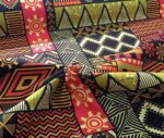 Ethnic Patchwork Patterned Bag Cover Sofa Fabric - Image 6