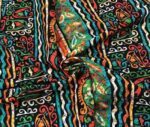 Ethnic Patterned Background Curtain and Sofa Fabric - Image 3