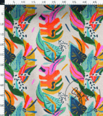 Exotic Floral Patterned Sofa and Curtain Fabric - Image 3