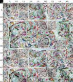 Fabric with Mosaic Texture Pattern - Image 3