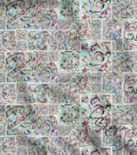 Fabric with Mosaic Texture Pattern