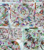 Fabric with Mosaic Texture Pattern - Image 4