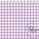 Fig Small Gingham Patterned Fabric