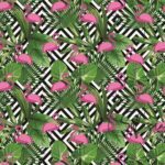 Flamingo Amazon Patterned Fabric