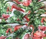 Flamingo Patterned Curtain and Sofa Fabric