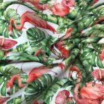 Flamingo Patterned Curtain and Sofa Fabric