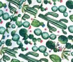 Floral Cactus Patterned Sofa and Curtain Fabric - Image 3