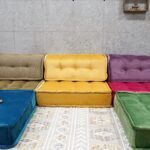 Foldable Bed Floor Couch Set, Modular Big Cushions