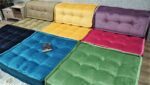 Colorful Pit Couch Sectional, Foldable Floor Cushion Bed - Image 4