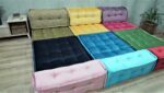 Colorful Pit Couch Sectional, Foldable Floor Cushion Bed - Image 12