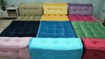 Colorful Pit Couch Sectional, Foldable Floor Cushion Bed - Image 9