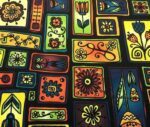 Framed Patchwork Ethnic Patterned Fabric - Image 3