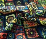 Framed Patchwork Ethnic Patterned Fabric - Image 6