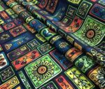 Framed Patchwork Ethnic Patterned Fabric - Image 10