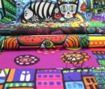Frida-1 Patterned Curtain and Sofa Fabric - Image 8