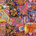 Frida-2 Patterned Curtain and Sofa Fabric