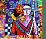 Frida-2 Patterned Curtain and Sofa Fabric - Image 5