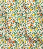 Fruit Tree Patterned Sofa and Curtain Fabric