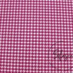 Fuchsia Houndstooth Fabric