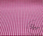 Fuchsia Houndstooth Fabric - Image 5