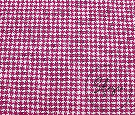fuchsia-houndstooth-fabric.jpg Fuchsia Houndstooth Fabric - Image 1