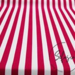 Fuchsia Pinstripe Fabric