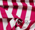 Fuchsia Thick Striped Fabric - Image 3