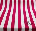 Fuchsia Thick Striped Fabric