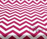 Fuchsia White Zigzag Patterned Curtain and Sofa Fabric - Image 6