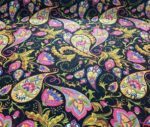 Gold Color Paisley Patterned Fabric - Image 7