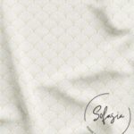 Gold Striped Geometric Pattern Fabric