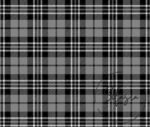 Gray Black Checkered Pattern Fabric