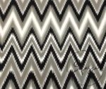 Gray Black Transitional Zigzag Fabric