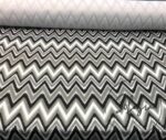 Gray Black Transitional Zigzag Fabric - Image 4