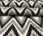 Gray Black Transitional Zigzag Fabric - Image 6