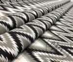 Gray Black Transitional Zigzag Fabric - Image 7