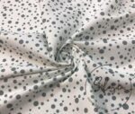 Gray Droplet Pattern Fabric